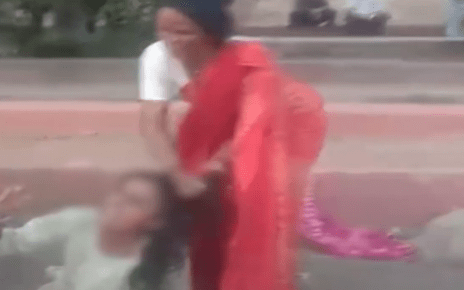 sambhajinagar garadan women fight video