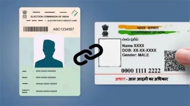 voting and adhar card nres