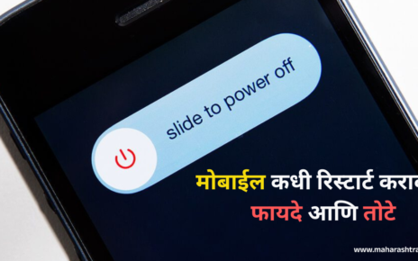A person restarting their mobile phone for better performance and battery efficiency.