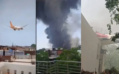 Air India AI171 plane crashes;