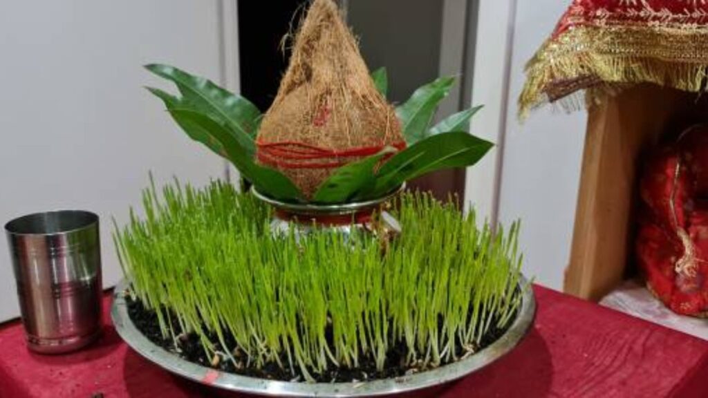 Navratri Kalash with Coconut